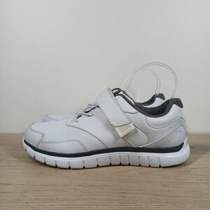 Anodyne No 31 Sneakers Women 8.5 White Leather Strap Lace Up Comfort